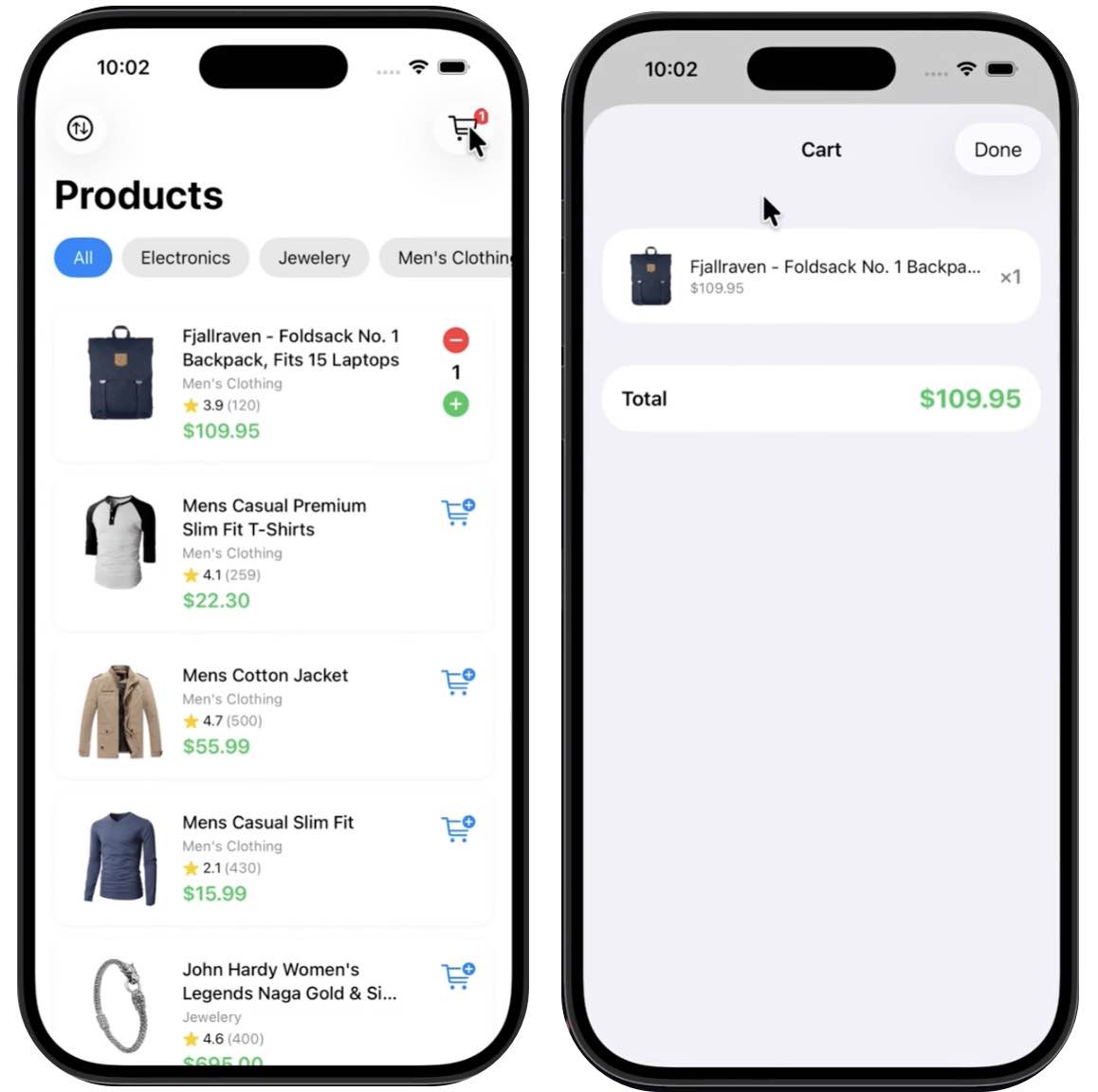 Preseentation Layer - Backing - example