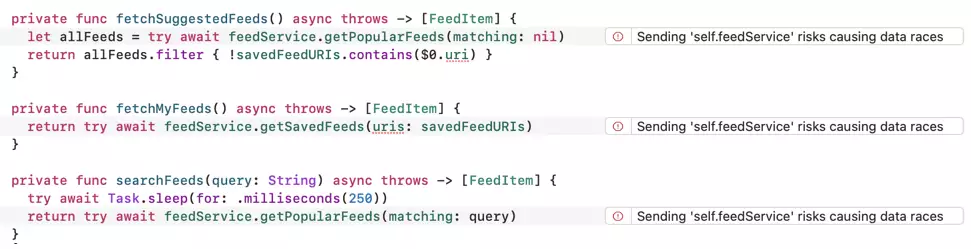 sendable error-2 Sendable error in Xcode Swift 6